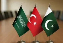 Pakistan Saudi Arabia and Turkiye leaders during defense agreement discussions